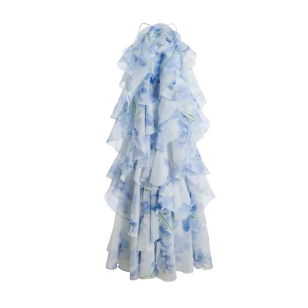 AJE Pandorea 多层印花雪纺连衣裙