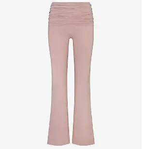 SKIMS x NIKE 粉色修身喇叭裤