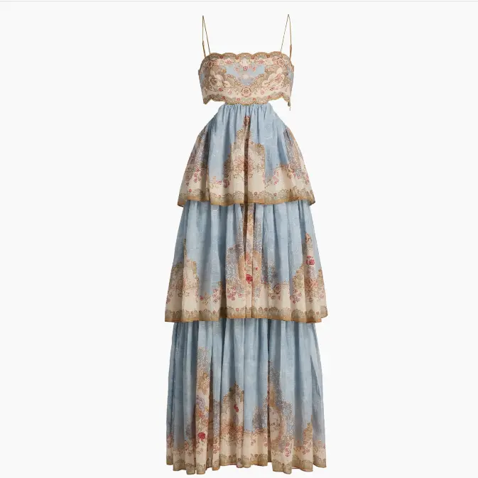 徐璐同款！Zimmermann Daylight 印花连衣裙