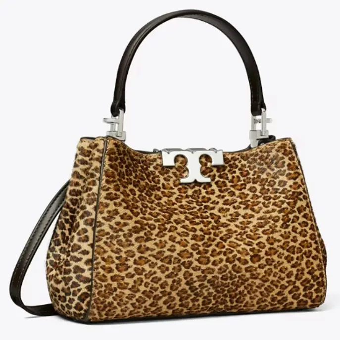 性感又高贵！Tory Burch 汤丽柏琦 Eleanor 豹纹 手提包