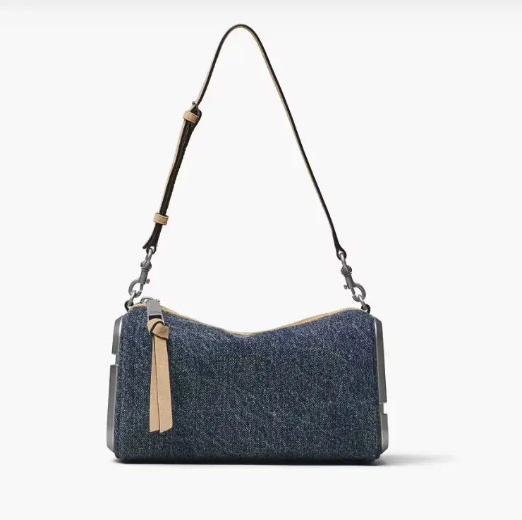 戚砚笛同款！Marc Jacobs Snapshot 水洗丹宁晕染复古单肩包