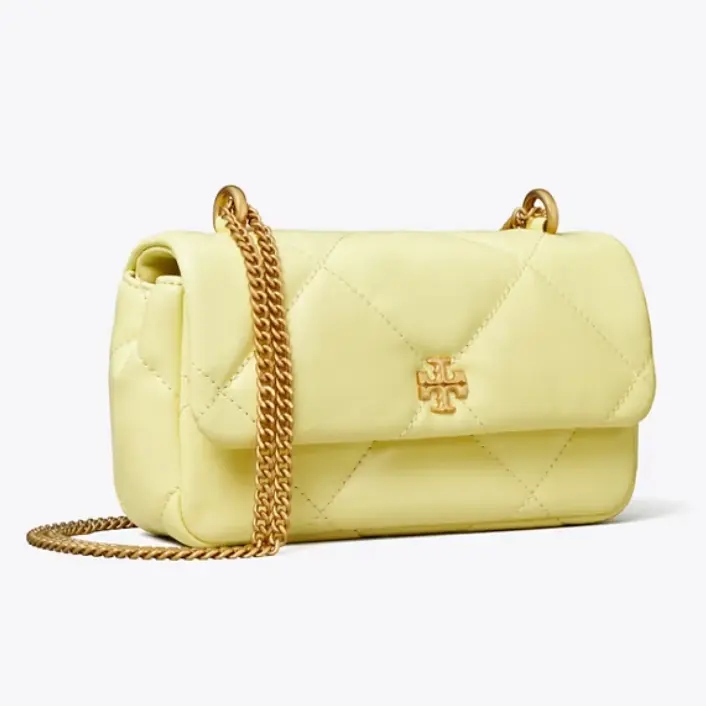 Tory Burch 汤丽柏琦 Kira 迷你钻石菱格斜挎包