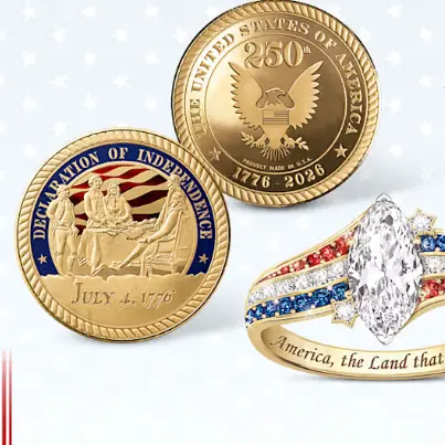 Bradford Exchange：美国250周年纪念品大促