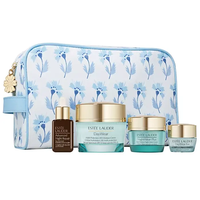 三重满赠 Estee Lauder 雅诗兰黛 DW 系列小黄瓜护肤套装