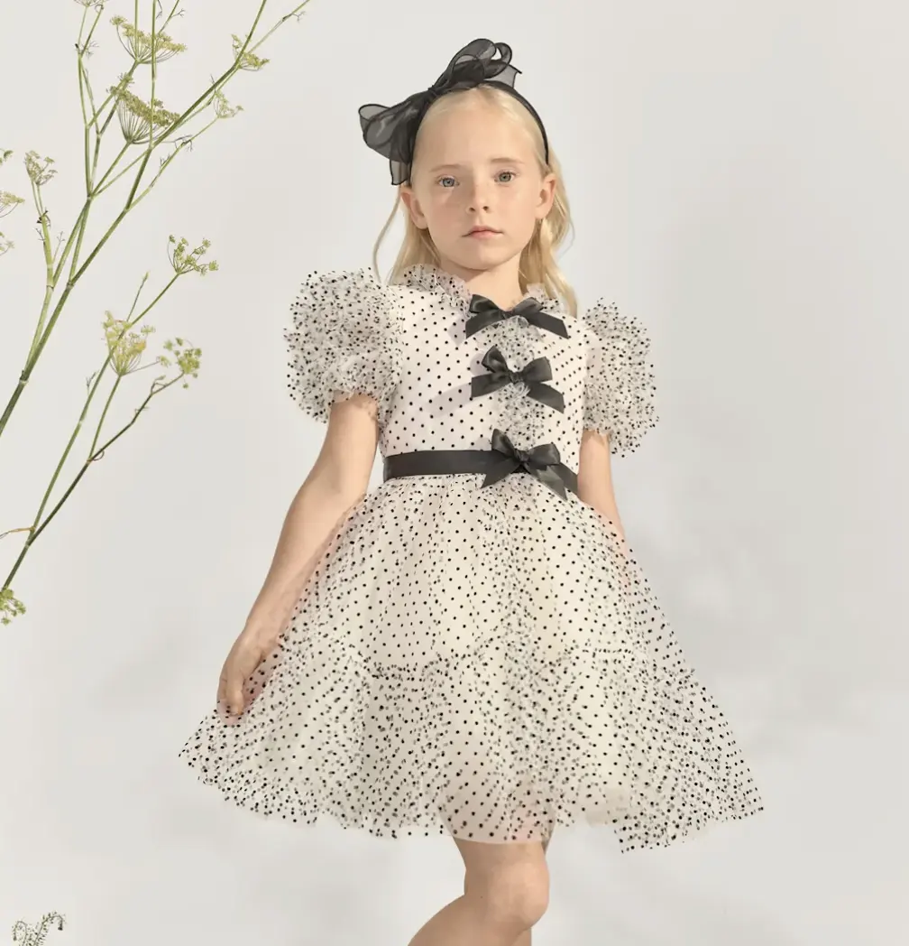 Marchesa Mini X Gymboree 波点连衣裙