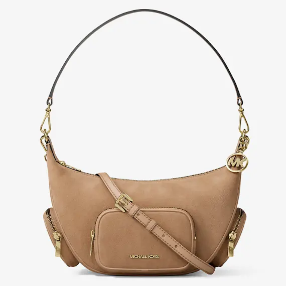 Michael Kors Merritt 中号麂皮绒单肩包