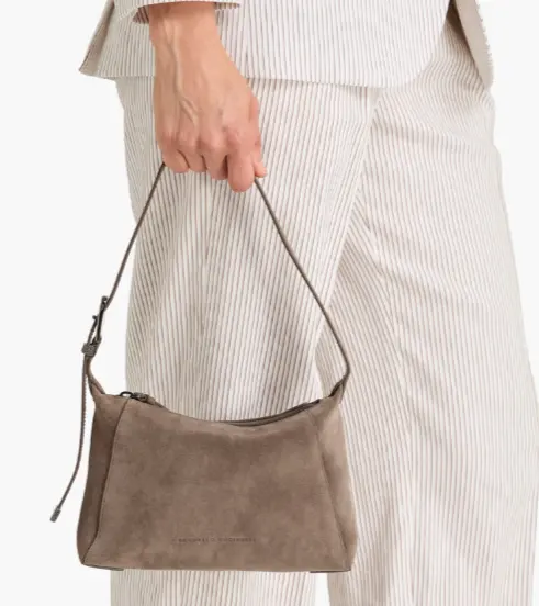 Brunello Cucinelli 磨砂皮单肩包
