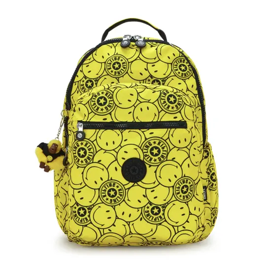 Kipling X Smiley SEOUL 15" 电脑双肩包