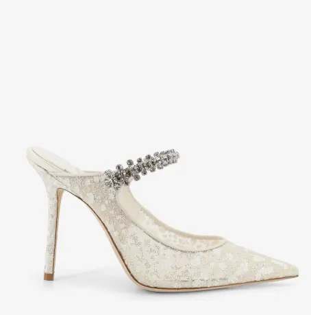 JIMMY CHOO 亮片刺绣高跟鞋