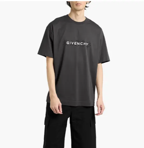 Givenchy 印花棉质平纹针织T恤