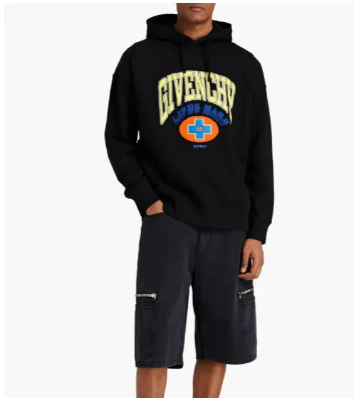 Givenchy 贴花牛仔工装短裤