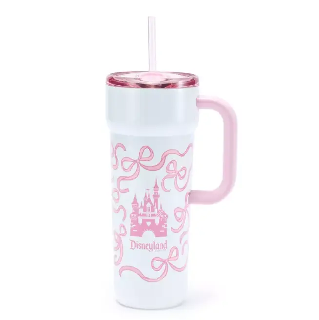 Disney Store 24 盎司不锈钢星巴克®旅行保温杯，带吸管