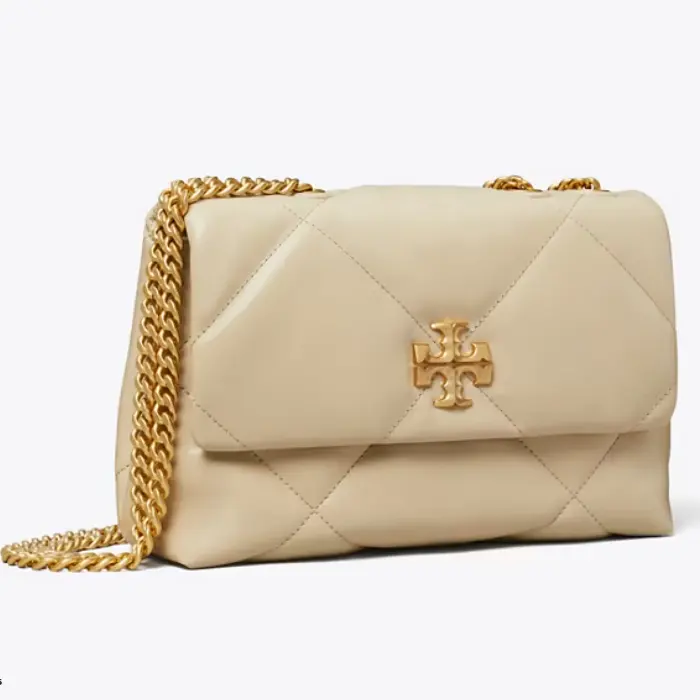 满$500享额外7折！Tory Burch 汤丽柏琦 Kira 小号浅米色云朵包