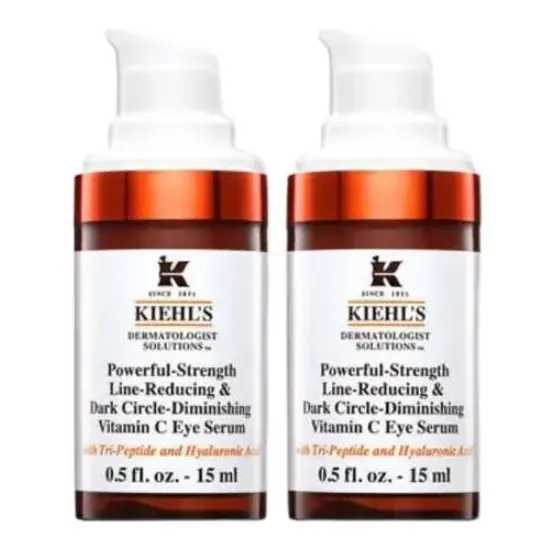 难得参加！Kiehl's  VC黑眼圈眼精华 双瓶 15ml*2
