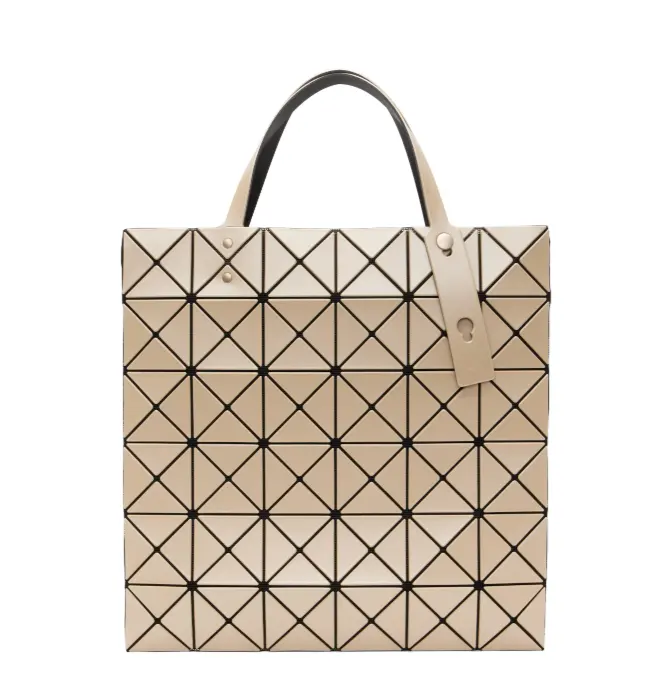 Bao Bao Issey Miyake  Lucent 金属质感托特包 米色