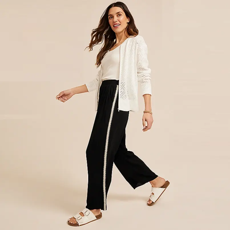 Maurices 高腰阔腿裤