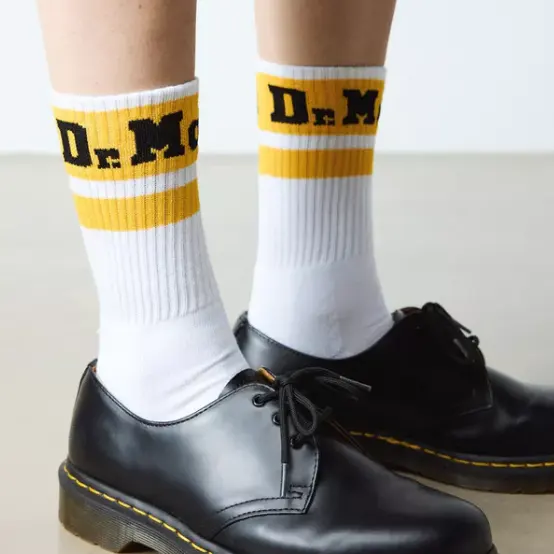 Dr Martens 有机棉运动风混纺袜