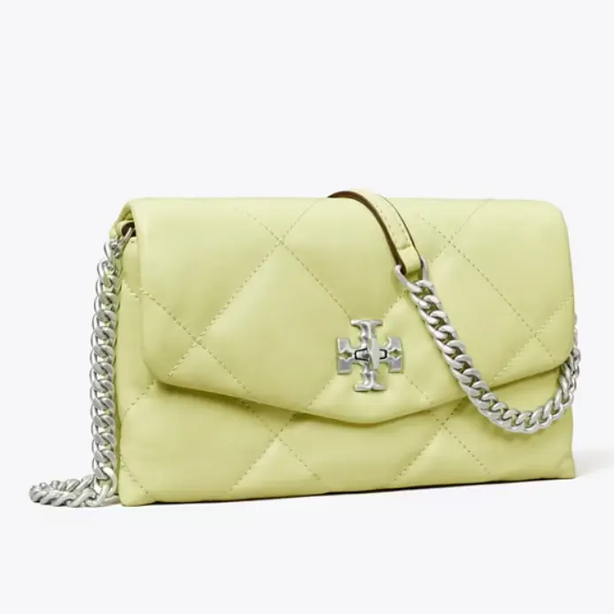 好价先到先得！Tory Burch Kira 菱格斜挎包 翠绿色