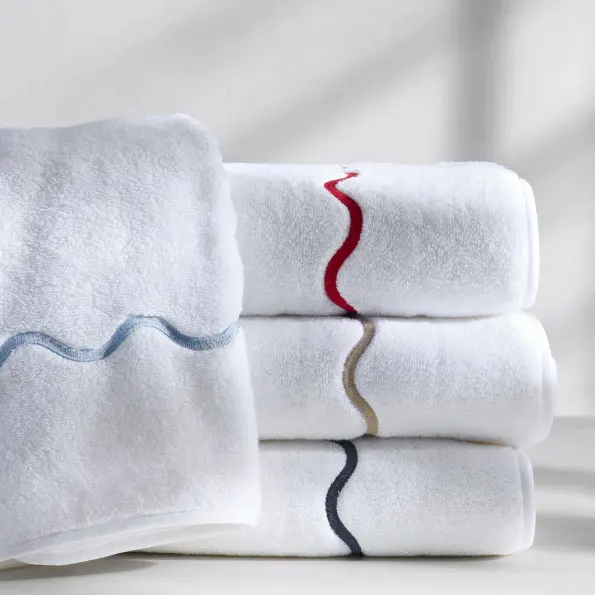 上新！Kassatex 波纹刺绣毛巾