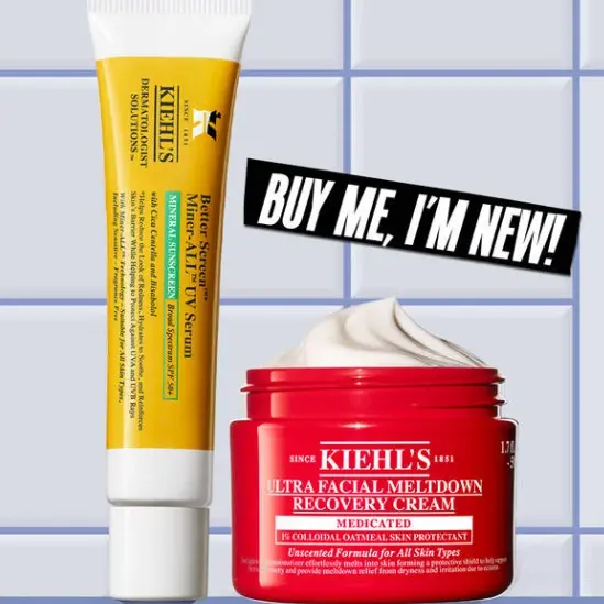 Kiehl's 美网：春日上新 高保湿急护霜、积雪草矿物精华防晒