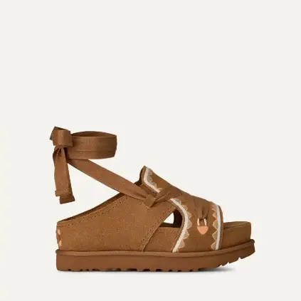 新品！UGG 女士 Goldenstar Hi Artistitch 凉鞋