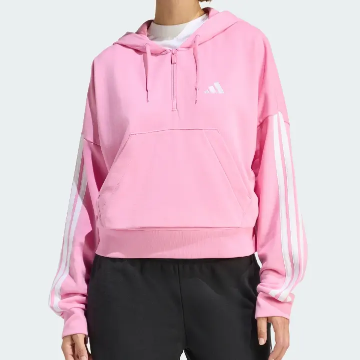 Adidas 阿迪达斯 Essentials 半拉链连帽卫衣