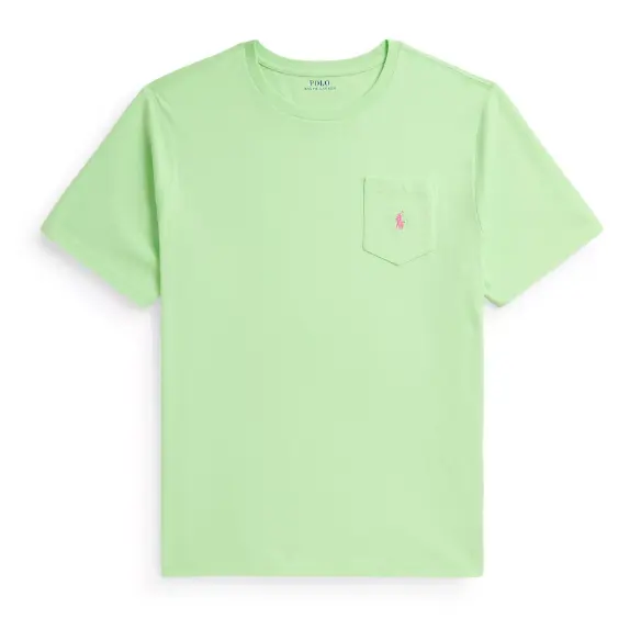 上新！Ralph Lauren 拉夫劳伦大童款纯棉平纹布口袋T恤