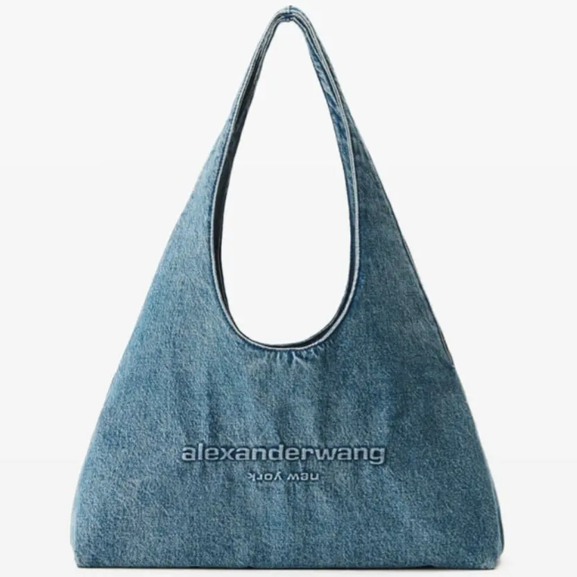 Alexander Wang Pike 中号牛仔Hobo包