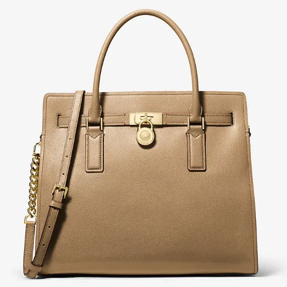 Michael Kors Hamilton 大号皮革手提包