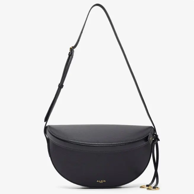 Alaia Hip east west 黑色单肩包