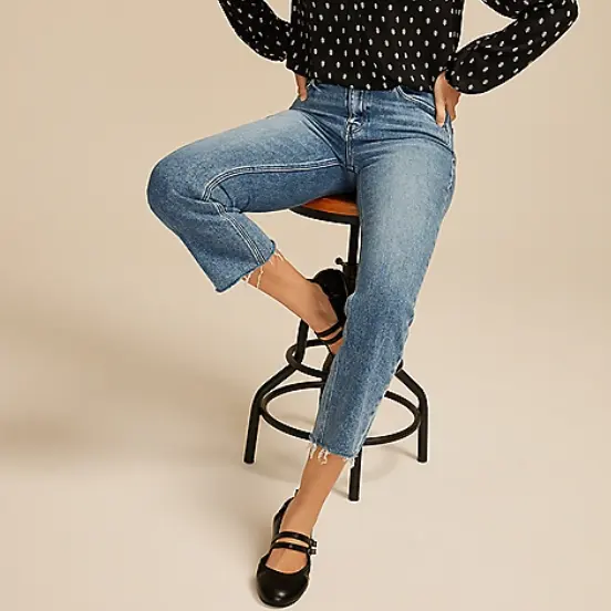 Flying Monkey™ 九分微喇牛仔裤