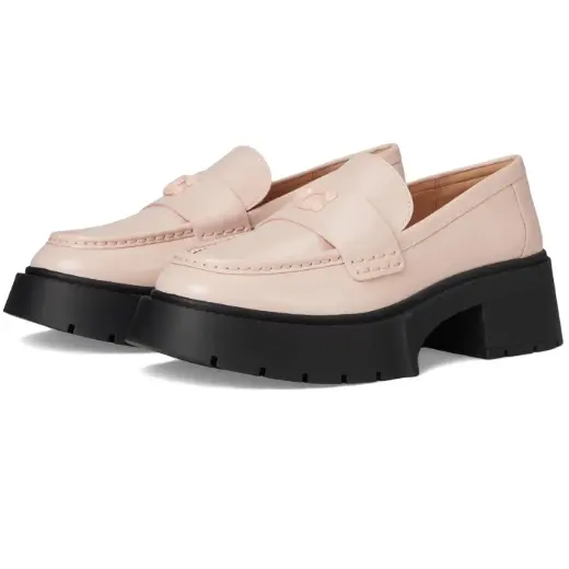 Coach 蔻驰 Leah 厚底乐福鞋