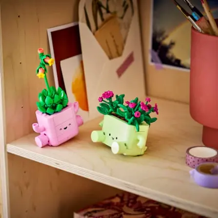 预告！Lego 美国官网：花植系列上新 摇滚盆栽、快乐盆栽