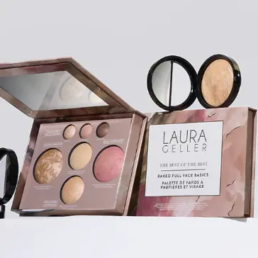 Laura Geller Beauty：古早烘焙腮红、高光等闪促