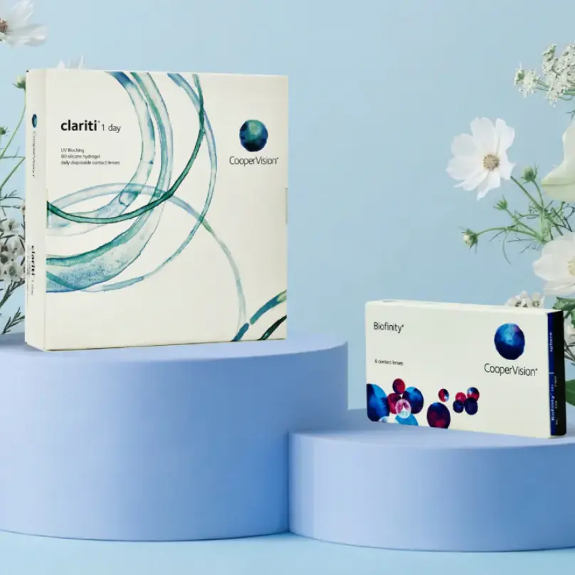 ContactsDirect：精选 MyDay, Biofinity & Clariti 隐形眼镜8折 + 免运费