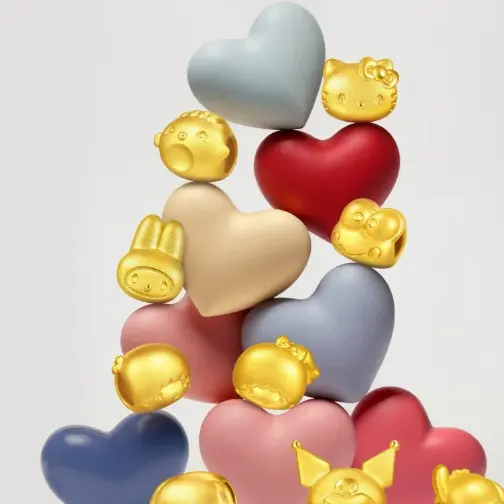 中国香港周生生官网：三丽鸥家族 激萌上新 入金手镯、手链、吊坠等