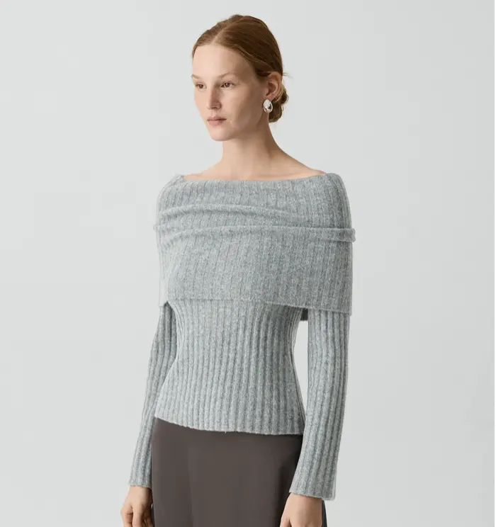 Theory 露肩羊毛衫