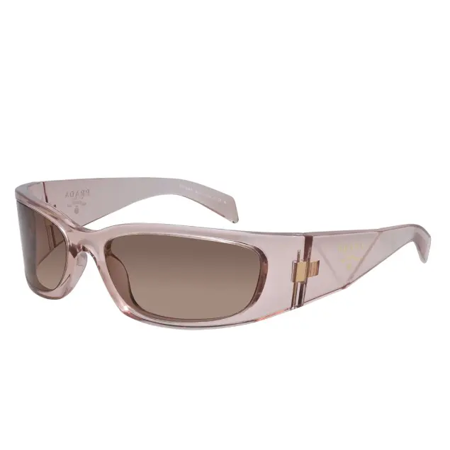 Prada 粉色炫酷60mm墨镜