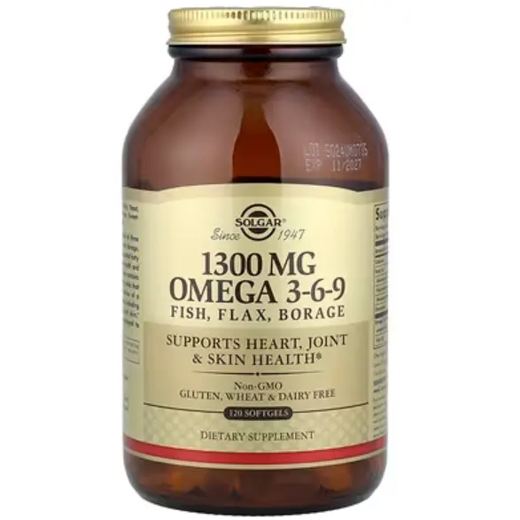 Solgar Omega-3-6-9 120 粒软胶囊
