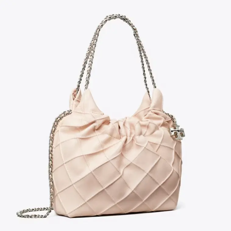 库存紧！Tory Burch 汤丽柏琦 Fleming 迷你Hobo包