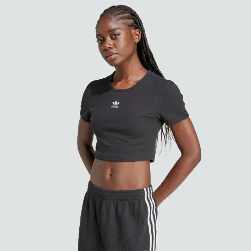 adidas 阿迪达斯 螺纹短T恤