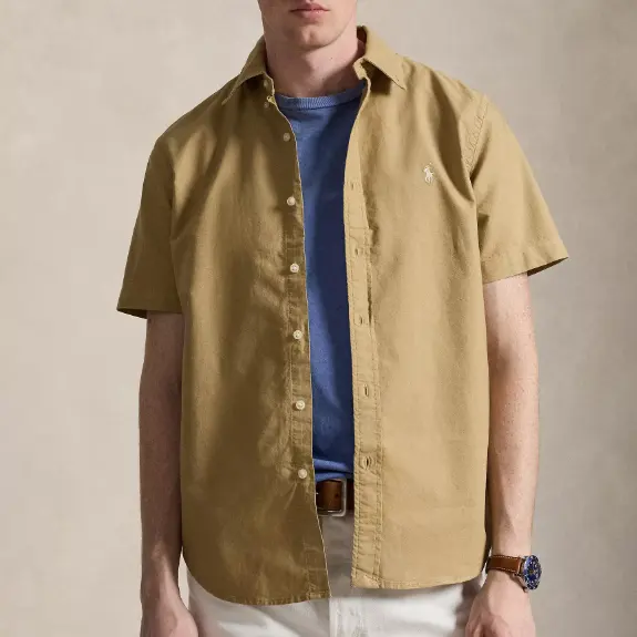 Polo Ralph Lauren 拉夫劳伦经典版牛津短袖衬衫