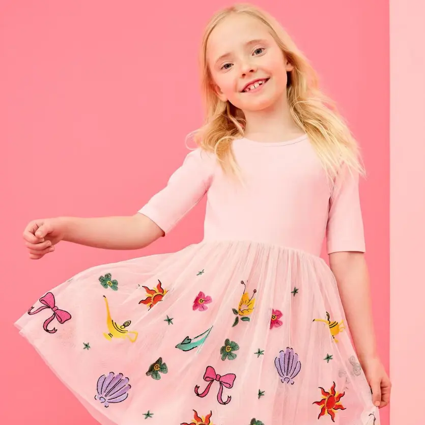 Hanna Andersson：迪士尼公主系列童装上新 Tiana 蓬蓬纱裙$67