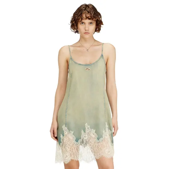 Diesel 蕾丝拼接吊带裙