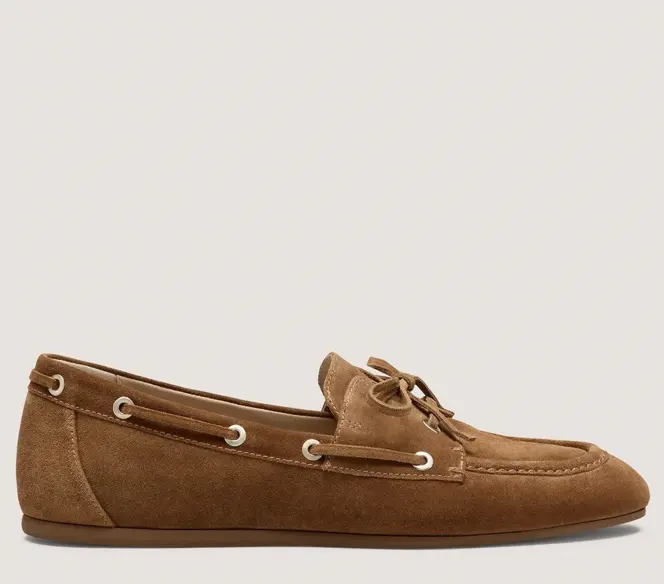 Stuart Weitzman Tinsley 麂皮乐福鞋