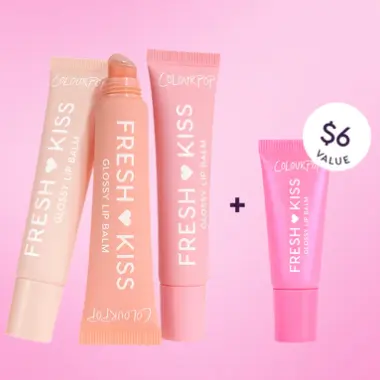 ColourPop 卡拉泡泡：送好礼！购买任意 Fresh Kiss 亮泽润唇膏三重奏