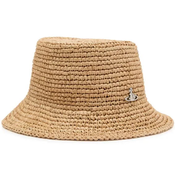 Vivienne Westwood 西太后 Orb 拉菲草渔夫帽