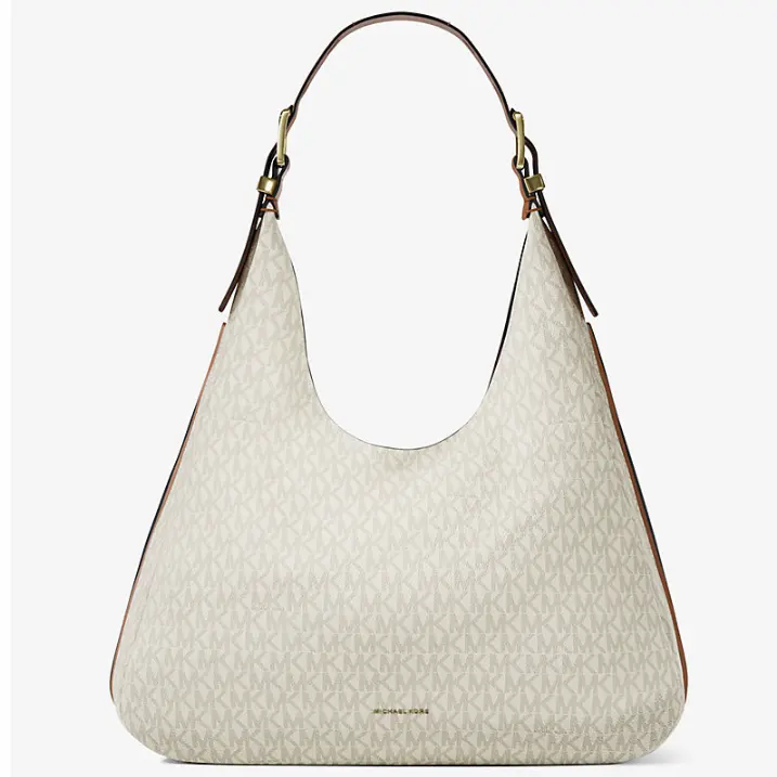 Michael Kors Nolita 大号老花单肩包 香草色