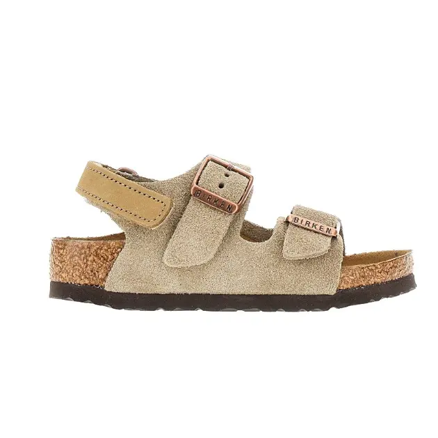 Birkenstock 勃肯 Milano 麂皮 带后跟凉鞋
