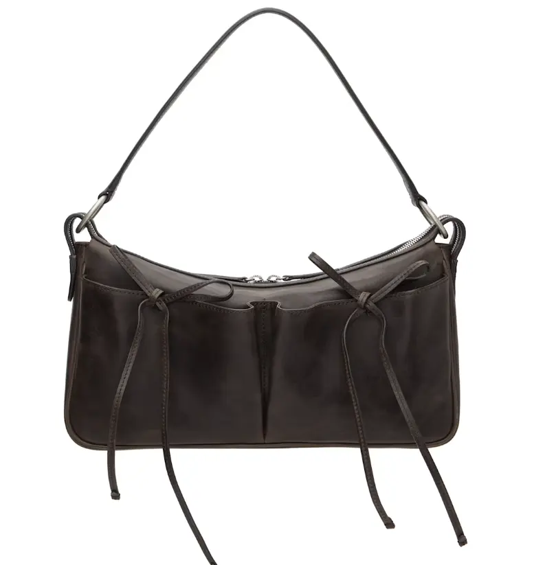 Acne平替！MARGESHERWOOD  Brown Ribbon 大号手拿包